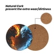 thumbnail image 4 of Xecao Red And Blue Fire Skull Warrior for MDF Cork Coaster 4 Pcs,Drink Coasters,Suit for House Warming Gifts New Home ,Coffee Table Decor-Round Shape, 4 of 7