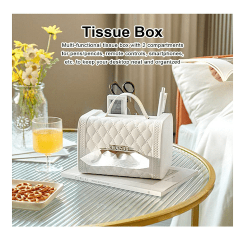 MYSEPT 2022 Multifunction Handbag-Shaped Tissue Box, Holder with Storage  for Home Decor 