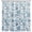 Blue Hydrangea, variant on Dznils Blue Geometric Fabric Shower Curtain, Modern Abstract Bathroom Curtain with Hooks, 72" x 72"