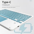 thumbnail image 3 of 172 Wireless Keyboard with Touchpad Portable Bluetooth Keyboard for iOS / Mac Android Windows - Gree, 3 of 5