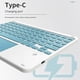 thumbnail image 3 of 172 Wireless Keyboard with Touchpad Portable Bluetooth Keyboard for iOS / Mac Android Windows - Gree, 3 of 5