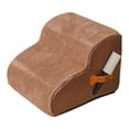 thumbnail image 1 of koolsoo Dog Stairs 2 Step Comfotable Soft Dog Ramp for Puppy Indoor Use Dogs Injured Coffee, 1 of 9