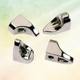 thumbnail image 2 of Shisuyan Mounting Bracket Zinc Alloy Silver 4Pcs, 2 of 8