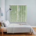 thumbnail image 5 of Curtains 63 Inch Length 2 Panels, Sage Green Wildflowers Grommets Window Treatment Curtain, Modern Floral Butterfly Plant Thermal Curtains Drapes for Living Room/Bathroom, 5 of 9