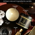 thumbnail image 3 of Black Oud Candle Highly Scented Soy Candel Clean Non Toxic Velas Aromáticas Gift for Men Pack of 1 5Oz Decorartive Travel Tin, 3 of 6