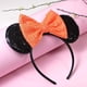 thumbnail image 4 of FANYITY Orejas de Minnie, Diadema con Orejas de Mickey y Lentejuelas para niños, niñas, Mujeres, Viaje de Halloween y Disney (Lazo Naranja), 4 of 4