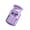 Purple, variant on Single Hole Plastic Cord Lock, Plastic Sliding Rope Stopper, Spring Lanyard Fastener for Luggage, Backpacks and Drawstring Bags, Securing Flexible Cords, Adjusting Rope Length, 10 Pcs