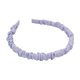 thumbnail image 3 of Diadema plisada sencilla para mujer, diadema de alta gama, diadema fina de satén para verano, accesorios para el cabello con sello para lavar el rostro, 3 of 5