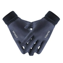 Oggfader Men's Winter Warm Gloves - Windproof Thick Fleece Lined, Stylish for Outdoor Activities Ski Cycling Hiking