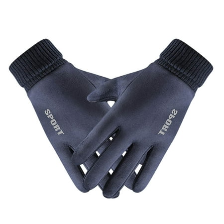 Winter Gloves for Men and Women Fleece Lined Thick Warm Winter Work Gloves for Cold Weather Thermal Insulated Freezer Gloves Touch Screen with Grip