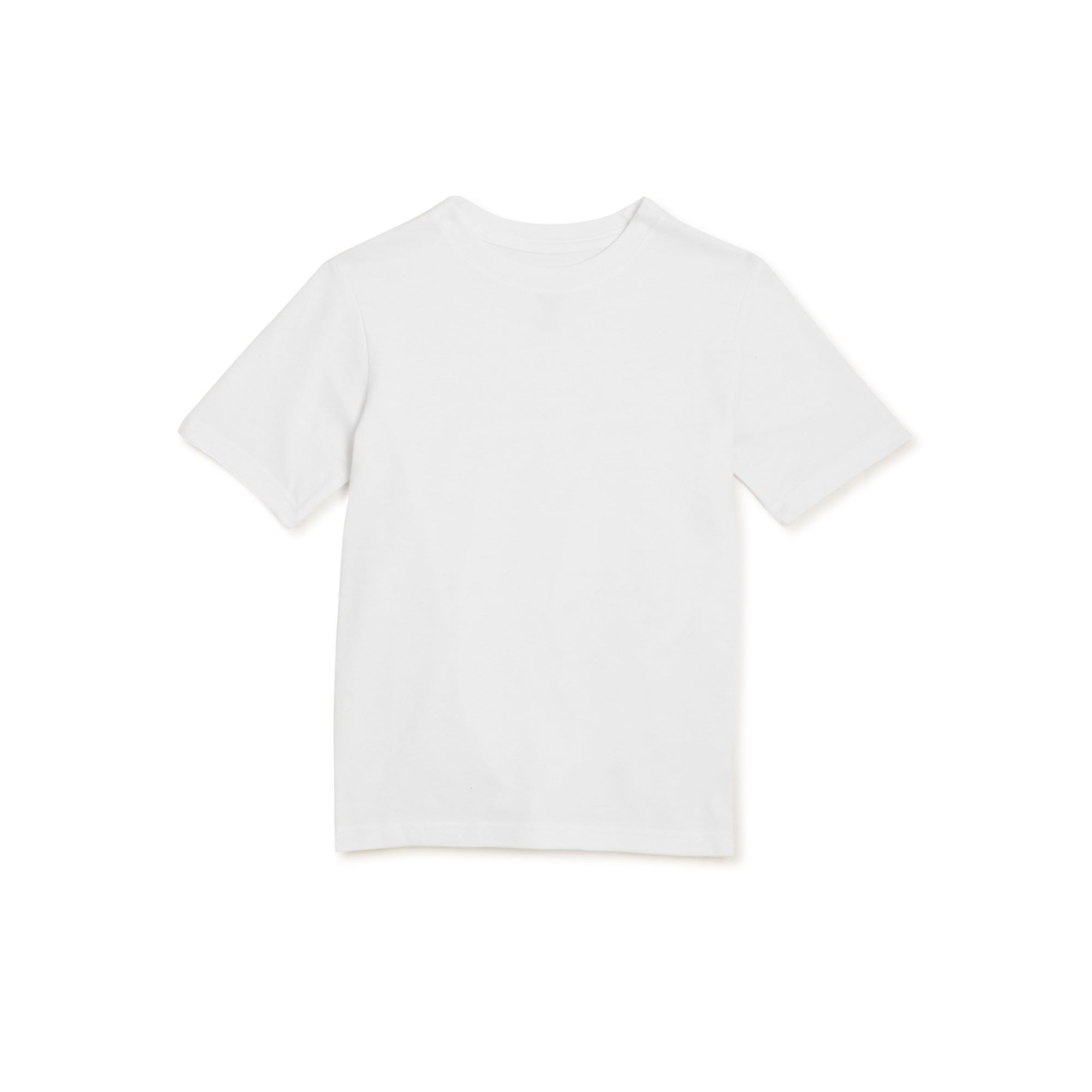 Wonder Nation Boys Kid Tough Tee with Short Sleeves, Sizes 4-18 & Husky