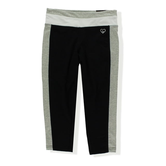 Aeropostale Capri Yoga Pantalones de yoga para mujer, negro, extra pequeño
