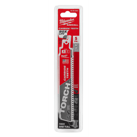 Milwaukee Tool The TORCH with CARBIDE TEETH 7T 6L 5PK