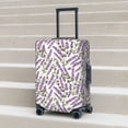 thumbnail image 6 of Pofeuu Lavender Flowers Print Luggage Suitcase Cover Protector Luggage Washable Covers Aesthetic for 18/24/28/32 inch Luggage（No luggage included）-X-Large, 6 of 7