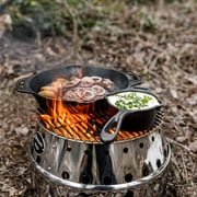 Petromax Cast Iron Saucepan with Pour Spouts, Sauce Pot for Kitchen or Camping, Pre-Seasoned Cookware Conducts Heat Evenly, 16.9 oz