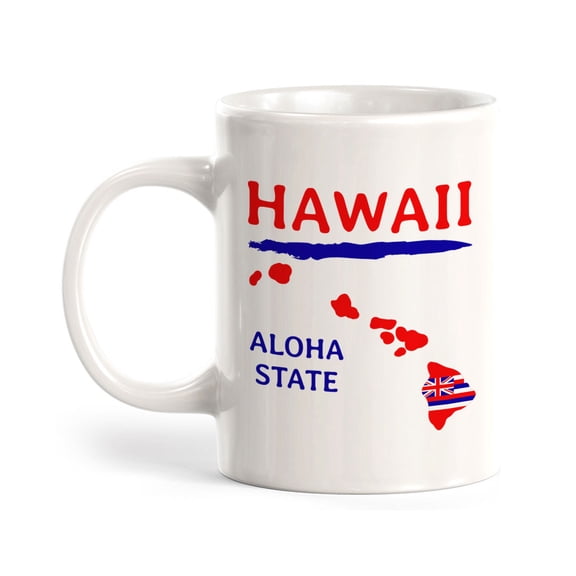 Designs ByLITA Hawaii: Aloha State 11oz Plastic Coffee Mug | State Pride Collection