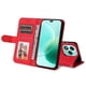 thumbnail image 3 of For Honor 400 Lite Leather Wallet Cases Skin Touch Phone Cover Stand with Strap - Black, 3 of 5