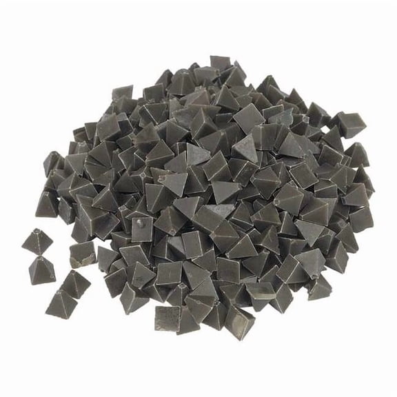 Raytech Plastic Media,Pyramid, Brown,1/4" 41-141