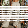thumbnail image 3 of Women's Wide Leg Linen Pants High Waisted Pants Lightweight Drawstring Pants Breathable Relaxed Fit Pants Loose Fit Summer Pants Comfy Flowy Pants Solid Color Long Trousers Comfy Trousers L, 3 of 5