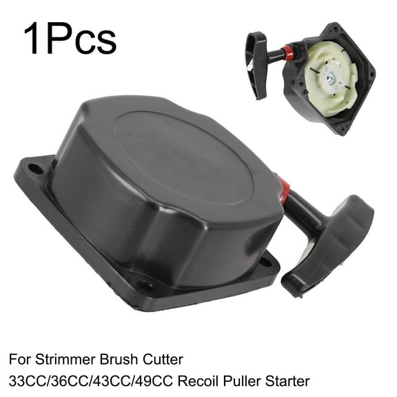 1Pc Recoil Pull Starter Pull Launcher Kit For 2 Stroke 40-5, 44-5 Engine, 33Cc, 36Cc, 43Cc, 49Cc Engine Brush Cutter Strimmer