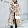 thumbnail image 3 of Aayomet Winter Coats for Women 2023 Women's Jackets Trendy Long Sleeves Lapel Mid-Length Button Woolen Coat Solid Slim Fit Mid Length Jacket,Beige M, 3 of 4