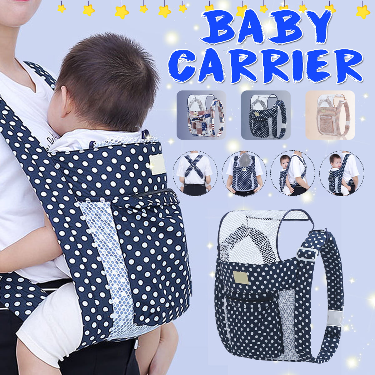 Baby Carrier, Baby Wrap Baby Breathable 