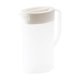 thumbnail image 1 of Jarra de té helado con tapa - Jarra de plástico de 2 L a prueba de fugas, recipiente de plástico para té, agua, jugo, leche, café helado y otras bebidas., 1 of 5
