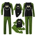 thumbnail image 1 of Conjuntos de pijamas navideños familiares a juego Grinch 2024, pijama de Grinch con parte superior y pantalones de pijama a cuadros, pijama de Grinch para niños y adultos para la familia, 10 Años, 1 of 4