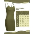 thumbnail image 3 of HAHDAXIA 4 Pcs Robe Basique Unie pour Femmes Bretelles Spaghetti Camisole Superposition Ajustable Long Débardeur, 3 of 7