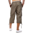 thumbnail image 3 of Caoirhny Men's Cargo Shorts Solid Color Relaxed Fit Shorts Outdoor Multi-Pocket Work Casual Shorts, 3 of 5
