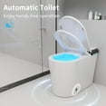 thumbnail image 3 of LALAHOO Luxury Smart Toilet with Warm Water Sprayer and Dryer, Foot Sensor Operation, Heated Bidet Seat, Toilet with Built in Tank and LED Display, 3 of 10