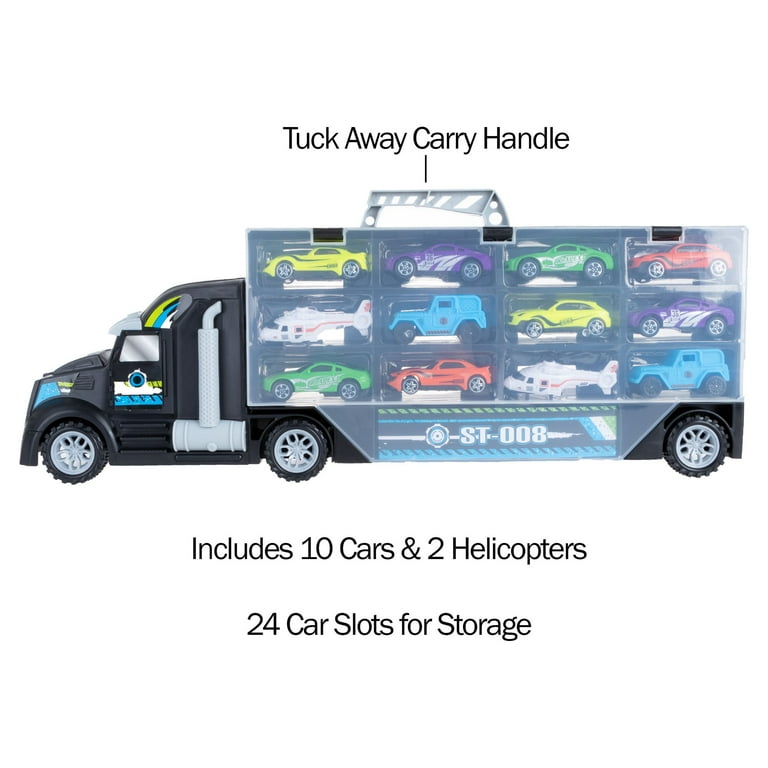 Hot wheels car carrier semi truck hotsell