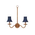 thumbnail image 2 of Currey And Company 0900-0041 Bell 6" W X 5" L Indigo Seagrass Lighting Shade - Indigo, 2 of 4