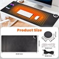 thumbnail image 2 of Heated Desk Mouse Pad Mat - Wireless Charging 15W Large Warm Mouse Pad. NEW!!!!, 2 of 6