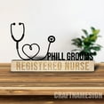 thumbnail image 5 of Craftnamesign Custom Wooden Nurse Desk Name Plate, Nurse Metal Nameplate, Nurse Office Decor, 5 of 5