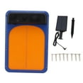 thumbnail image 1 of Automatic Chicken Coop Door Solar Powered Safe Chicken Coop Door with Light Sensor for Poultry Blue Yellow, 1 of 10