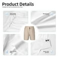 thumbnail image 5 of Cauagu Brown Gingham Print Swim Trunks for Men,Youth Boys Swim Shorts Compression Liner Beach Shorts Boys' Swimming Shorts 7-20 Years Bathing Suit-Large, 5 of 7