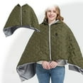 thumbnail image 2 of Hearth & Gear Heated Shawl Wraps For Portable USB Heated Blanket Shawl Corded Wearable Blanket Soft Zipper Shawl Wraps Fast Heating Blanket With 8 Heating And 3 Heating For Outdoor Home Exercise Steps, 2 of 7