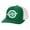 Irish Green/White, variant on Mens St. Patrick's Day Let The Shenanigans Begin Clover Embroidered Mesh Back Trucker Hat, Irish Green/White