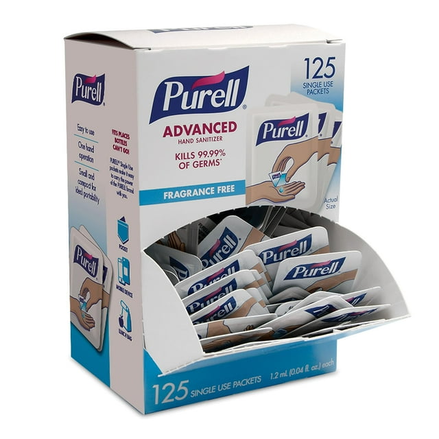 Gel Antibacterial Avanzado Purell 1.2 ml 125 Sobres