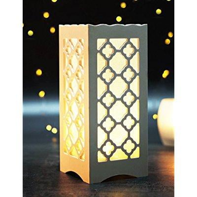 Bright Zeal Led Table Light With Flower Shaped Carving Battery Bright Zeal Led Table Light With Flower Shaped Carving Battery Operated Timer