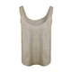 thumbnail image 4 of Playeras,Blusas y Tops,Ropa para Mujer Tallas grandes Chaleco de lentejuelas sin mangas para mujer, chaleco de tirantes para fiesta de noche para mujer (Beige, XXL), 4 of 5