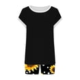 thumbnail image 5 of Uootdi 2 Piece Outfits for Women Sunflower Polka Dot Print Top and Shorts Set Casual Loose Fit Lightweight Soft Comfy Summer Sets Gift, 5 of 6