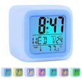 thumbnail image 3 of Alarm Clock Digital Travel for Bedroom Boy Girl,Small Desk Bedside Clocks,Display Time/Date LED Nig, 3 of 5