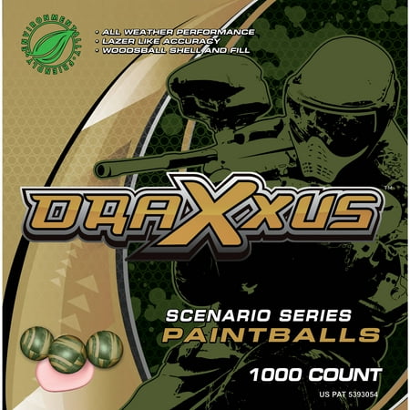 Draxxus Scenario 1000ct Paintballs Wood Print, Pink