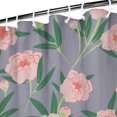thumbnail image 4 of Waterproof Pioneer Shower Curtain 72x84 Inch Polyester Unique Cute Floral Shower Curtain for Bathroom Hotel Home Decor with 12 Plastic Hooks, 4 of 5