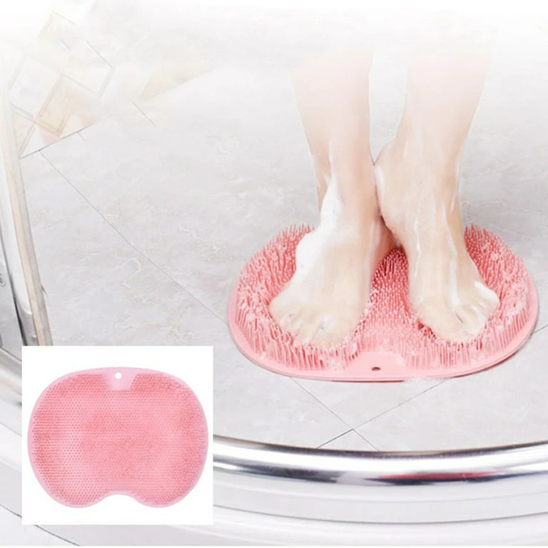 Shower Foot Massager Scrubber Reduces Foot Pain Tub Mat Absorbent Pad For  Bathroom Blue 
