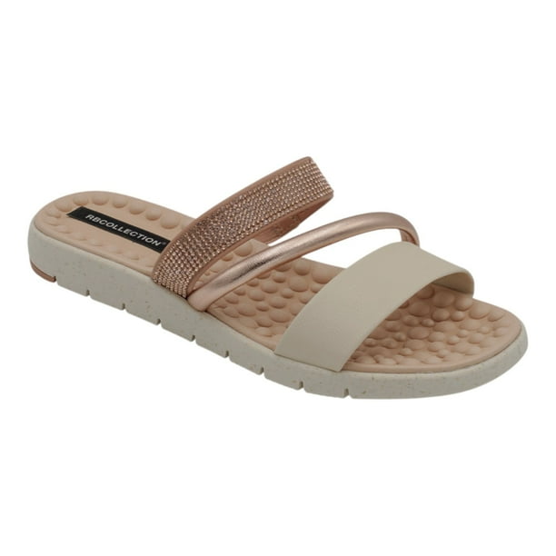 Sandalias de piso Daril en Piel vegana – Beige