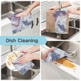 thumbnail image 2 of Dailycode 6 Packs Kitchen Dish Towels Soft Absorbent Dish Cloths Planetary Surface 11"x11", 2 of 9