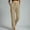 Beige, variant on ZZwxWA Women's Cotton Drawstring Pants Elastic Waist Solid Color Casual Loose Straight Pants with Pockets Wide Leg